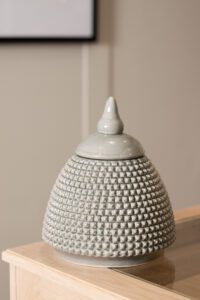 Chloe Grey Domed Jar