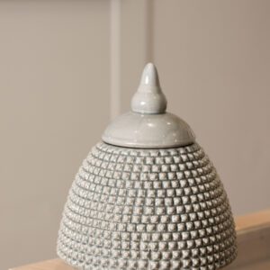 Chloe Grey Domed Jar